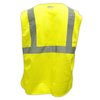 Magid SVBA5 Lime Yellow ANSI Type R Class 2 5Point Breakaway HiVis Vest SVBA5-Y-2X3X